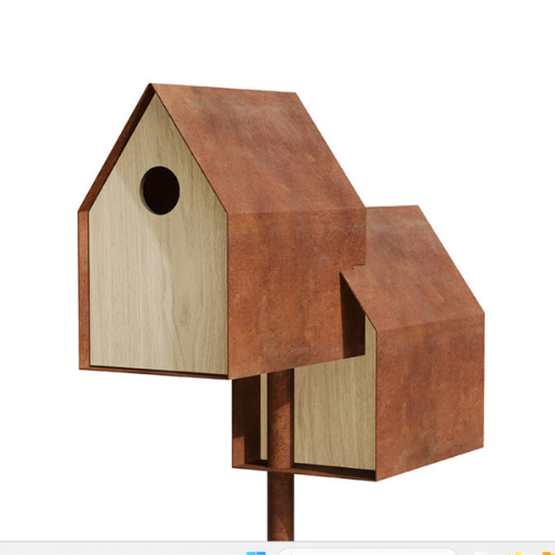 Frederik Roije Noaste Noaber vogelhuis staand